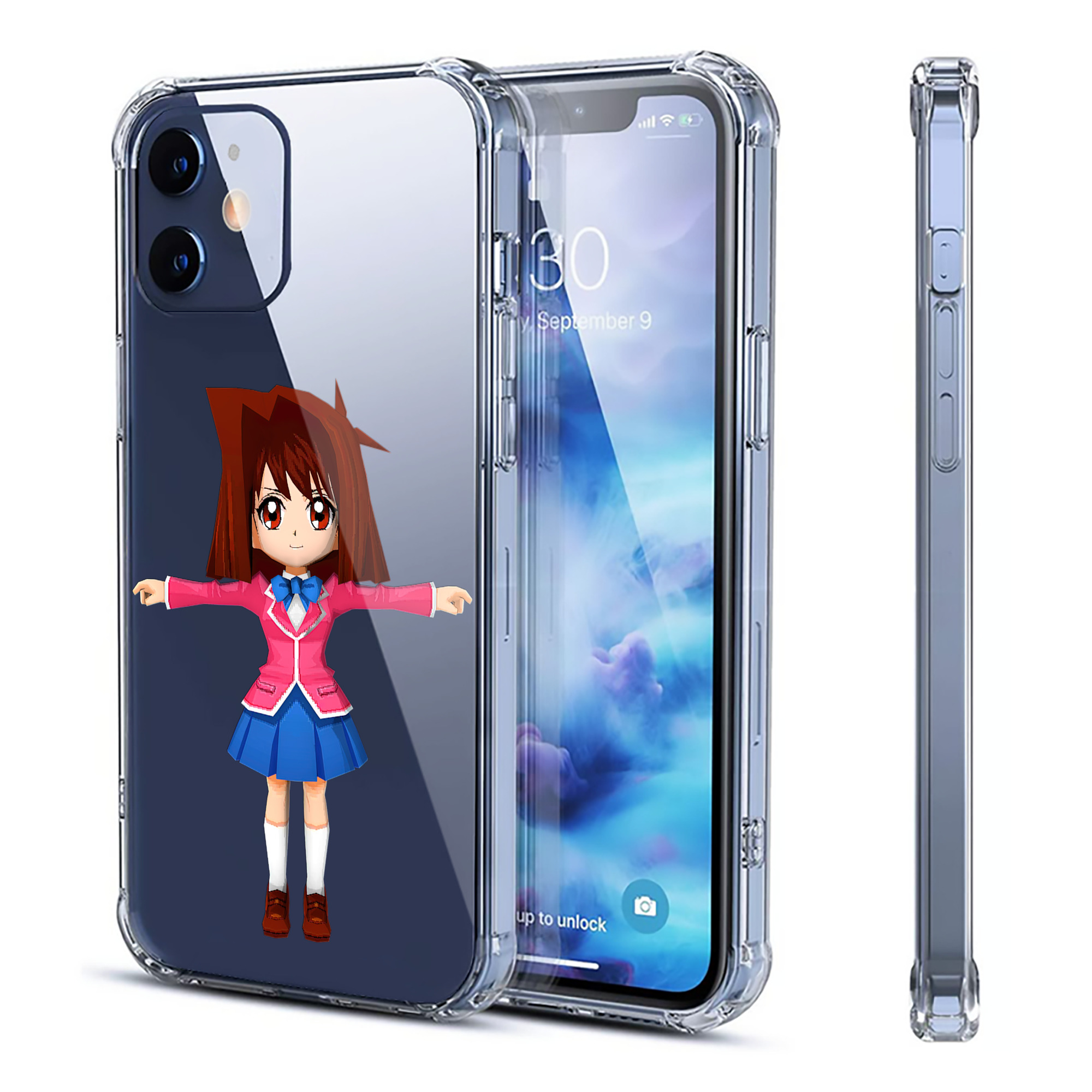 （画像用） 遊☆戯☆王 Yu-Gi-Oh! 【iPhone 12シリーズ対応】透明スマホケース（クリアソフトケース）